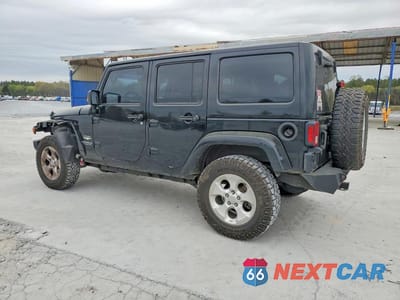 Drugie zdjęcie samochodu z przodu: 2014 JEEP WRANGLER UNLIMITED SAHARA VIN:1C4BJWEG3EL118290 - miniatura