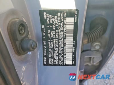 Zdjęcie 12 z 12 samochodu: 2019 HONDA CIVIC EX VIN:SHHFK7H69KU419697 - miniatura