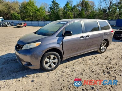2011 TOYOTA SIENNA BASE 7-PASSENGER 5TDKA3DCXBS001202 - główne zdjęcie licytacji z USA - miniatura