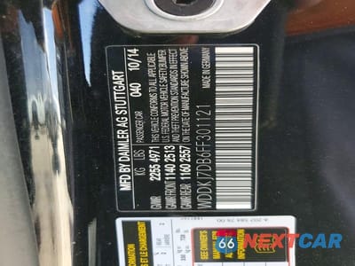Zdjęcie 12 z 12 samochodu: 2015 MERCEDES-BENZ E 550 2DOOR COUPE VIN:WDDKJ7DB6FF301121 - miniatura