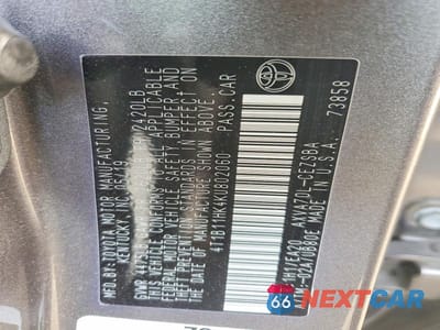 Zdjęcie 12 z 12 samochodu: 2019 TOYOTA CAMRY SE VIN:4T1B11HK4KU802060 - miniatura