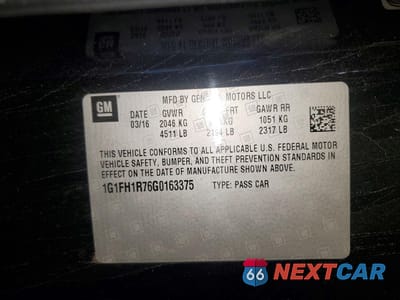 Zdjęcie 13 z 13 samochodu: 2016 CHEVROLET CAMARO SS VIN:1G1FH1R76G0163375 - miniatura