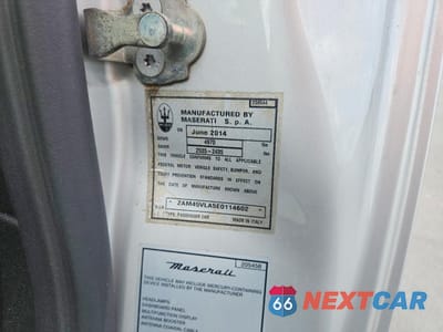 Zdjęcie 12 z 13 samochodu: 2014 MASERATI GRANTURISMO S VIN:ZAM45VLA5E0114602 - miniatura