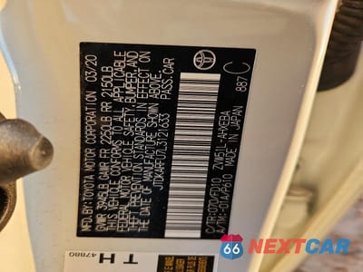 Zdjęcie 13 z 13 samochodu: 2020 TOYOTA PRIUS LE VIN:JTDKARFU7L3121633 - miniatura