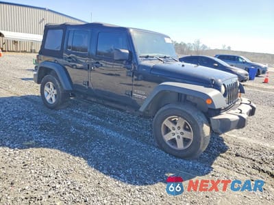 Czwarte zdjęcie samochodu z boku: 2013 JEEP WRANGLER UNLIMITED SPORT VIN:1C4BJWDG2DL526649 - miniatura