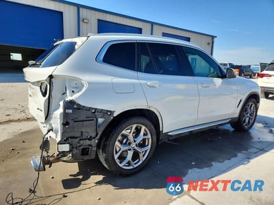 Trzecie zdjęcie samochodu z tyłu: 2022 BMW X3 SDRIVE30I VIN:5UX43DP09N9M15535 - miniatura