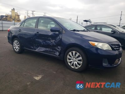 Czwarte zdjęcie samochodu z boku: 2013 TOYOTA COROLLA LE VIN:2T1BU4EE1DC023923 - miniatura
