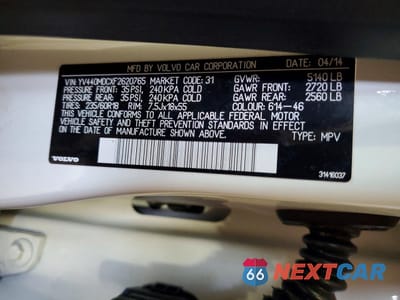 Zdjęcie 13 z 13 samochodu: 2015 VOLVO XC60 T5 PREMIER+ VIN:YV440MDCXF2620765 - miniatura