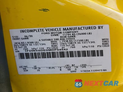 Zdjęcie 12 z 12 samochodu: 2021 FORD F650 SUPER DUTY VIN:1FDWX6DE0MDF04542 - miniatura