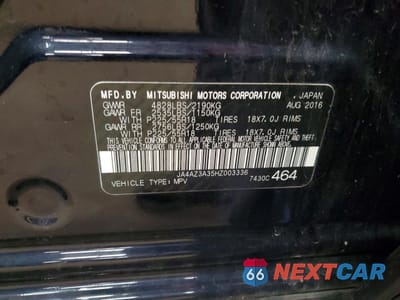 Zdjęcie 14 z 14 samochodu: 2017 MITSUBISHI OUTLANDER SE VIN:JA4AZ3A35HZ003336 - miniatura