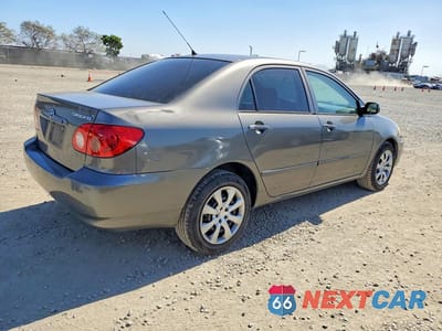 Trzecie zdjęcie samochodu z tyłu: 2007 TOYOTA COROLLA CE VIN:1NXBR32E47Z785002 - miniatura
