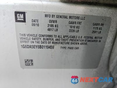 Zdjęcie 12 z 12 samochodu: 2011 CADILLAC CTS VIN:1G6DA5EY6B0119459 - miniatura