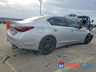 Trzecie zdjęcie samochodu z tyłu: 2019 INFINITI Q50 3.0T SIGNATURE EDITION VIN:JN1EV7AP7KM541587 - miniatura