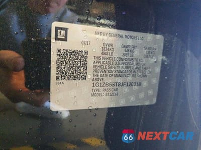 Zdjęcie 10 z 10 samochodu: 2018 CHEVROLET MALIBU LS VIN:1G1ZB5ST8JF120318 - miniatura