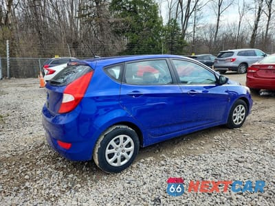 Trzecie zdjęcie samochodu z tyłu: 2014 HYUNDAI ACCENT GS VIN:KMHCT5AE2EU186471 - miniatura