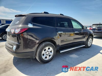 Trzecie zdjęcie samochodu z tyłu: 2015 CHEVROLET TRAVERSE LS VIN:1GNKRFKD4FJ123148 - miniatura