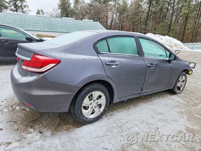 Trzecie zdjęcie samochodu z tyłu: 2014 HONDA CIVIC LX VIN:2HGFB2F57EH531395 - miniatura