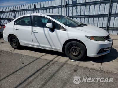 Czwarte zdjęcie samochodu z boku: 2013 HONDA CIVIC LX VIN:2HGFB2F53DH541906 - miniatura