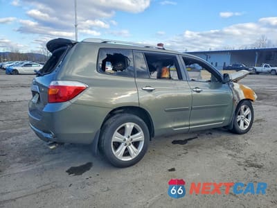 Trzecie zdjęcie samochodu z tyłu: 2008 TOYOTA HIGHLANDER VIN:JTEES42A182004213 - miniatura