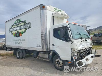 Czwarte zdjęcie samochodu z boku: 2015 MITSUBISHI FUSO FEC92S REFRIGERATED BOX TRUCK VIN:JL6CRG1A3FK000517 - miniatura