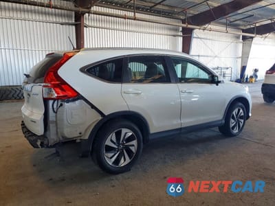 Trzecie zdjęcie samochodu z tyłu: 2015 HONDA CR-V TOURING VIN:5J6RM4H97FL069985 - miniatura