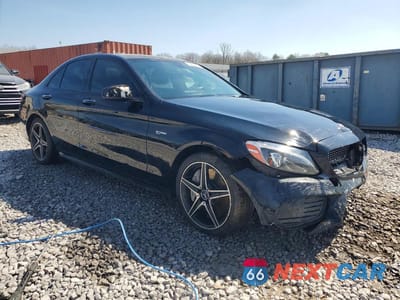 Czwarte zdjęcie samochodu z boku: 2018 MERCEDES-BENZ C 43 4MATIC AMG VIN:55SWF6EB2JU264876 - miniatura