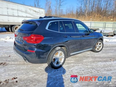 Trzecie zdjęcie samochodu z tyłu: 2019 BMW X3 XDRIVE30I VIN:5UXTR9C59KLD94423 - miniatura