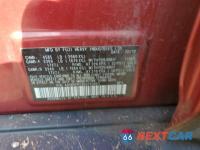 Zdjęcie 13 z 13 samochodu: 2013 SUBARU OUTBACK 2.5I LIMITED VIN:4S4BRCKC4D3264863 - miniatura