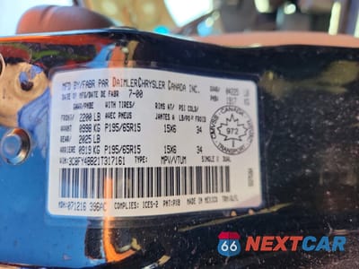 Zdjęcie 12 z 12 samochodu: 2001 CHRYSLER PT CRUISER VIN:3C8FY4BB21T317161 - miniatura