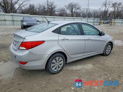Trzecie zdjęcie samochodu z tyłu: 2017 HYUNDAI ACCENT SE VIN:KMHCT4AEXHU224477 - miniatura