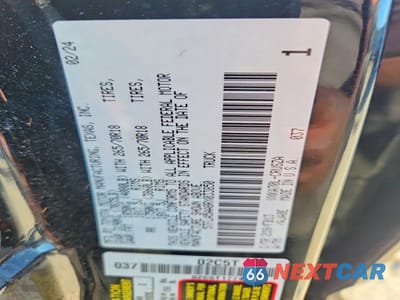 Zdjęcie 12 z 12 samochodu: 2024 TOYOTA TUNDRA SR5 VIN:5TFLA5AA8RX033850 - miniatura