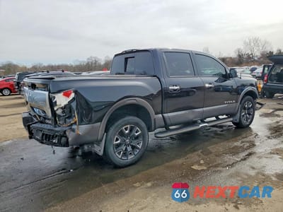 Trzecie zdjęcie samochodu z tyłu: 2021 NISSAN TITAN PLATINUM RESERVE VIN:1N6AA1ED4MN536264 - miniatura