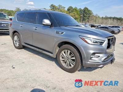 Czwarte zdjęcie samochodu z boku: 2020 INFINITI QX80 LUXE VIN:JN8AZ2NE0L9252331 - miniatura