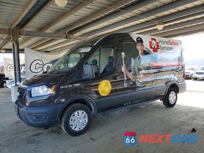 Trzecie zdjęcie samochodu z tyłu: 2023 FORD TRANSIT 250 DELIVERY VAN VIN:1FTBR1C83PKB65724 - miniatura