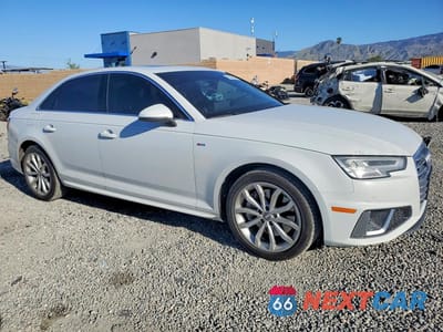 Czwarte zdjęcie samochodu z boku: 2019 AUDI A4 PREMIUM PLUS VIN:WAUENAF46KN012793 - miniatura