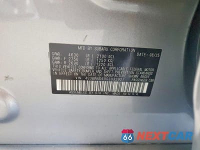 Zdjęcie 12 z 12 samochodu: 2025 SUBARU LEGACY PREMIUM VIN:4S3BWAD69S3032927 - miniatura