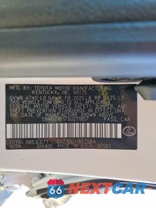 Zdjęcie 12 z 12 samochodu: 2025 LEXUS ES 350 BASE VIN:58ADZ1B17SU211957 - miniatura