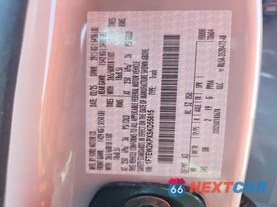 Zdjęcie 12 z 12 samochodu: 2025 FORD F150 STX VIN:1FTEW2KPXSKD55615 - miniatura