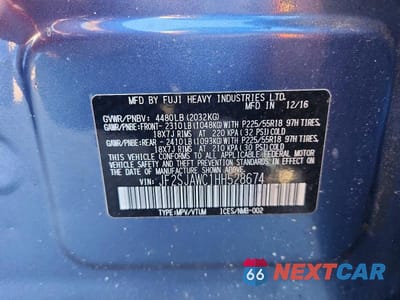 Zdjęcie 12 z 12 samochodu: 2017 SUBARU FORESTER 2.5I TOURING VIN:JF2SJAWC1HH528674 - miniatura