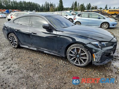 Czwarte zdjęcie samochodu z boku: 2025 BMW I4 XDRIVE 40 VIN:WBY43HD00SFU48416 - miniatura