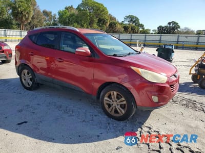 Czwarte zdjęcie samochodu z boku: 2013 HYUNDAI TUCSON GLS VIN:KM8JU3AC8DU629180 - miniatura
