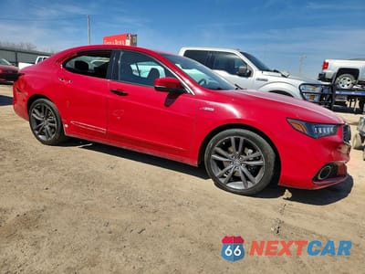 Czwarte zdjęcie samochodu z boku: 2018 ACURA TLX TECH+A VIN:19UUB2F6XJA007912 - miniatura