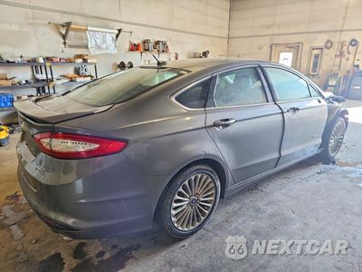 Trzecie zdjęcie samochodu z tyłu: 2014 FORD FUSION TITANIUM HEV VIN:3FA6P0RU5ER164658 - miniatura