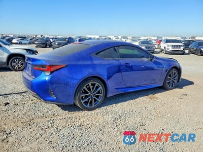 Trzecie zdjęcie samochodu z tyłu: 2021 LEXUS RC 300 F SPORT VIN:JTHGA5BC9M5011313 - miniatura