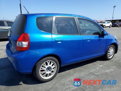 Trzecie zdjęcie samochodu z tyłu: 2007 HONDA FIT AUTOMATIC VIN:JHMGD38487S060407 - miniatura