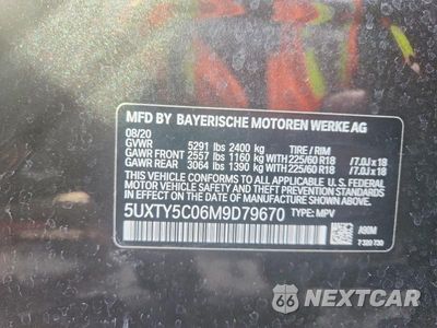 Zdjęcie 14 z 14 samochodu: 2021 BMW X3 XDRIVE30I VIN:5UXTY5C06M9D79670 - miniatura