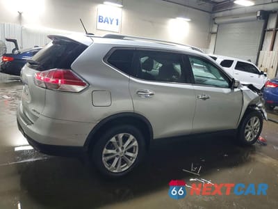 Trzecie zdjęcie samochodu z tyłu: 2016 NISSAN ROGUE SV VIN:KNMAT2MV0GP650672 - miniatura