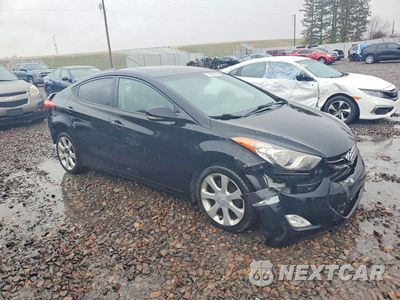 Czwarte zdjęcie samochodu z boku: 2012 HYUNDAI ELANTRA LIMITED VIN:KMHDH4AE0CU356551 - miniatura