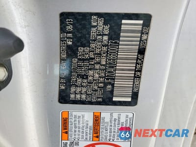 Zdjęcie 12 z 13 samochodu: 2014 SUBARU BRZ 2.0 LIMITED VIN:JF1ZCAC12E8600073 - miniatura