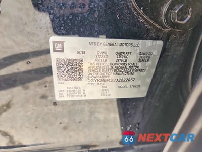 Zdjęcie 13 z 13 samochodu: 2018 CADILLAC XT5 PREMIUM LUXURY VIN:1GYKNERS3JZ222857 - miniatura